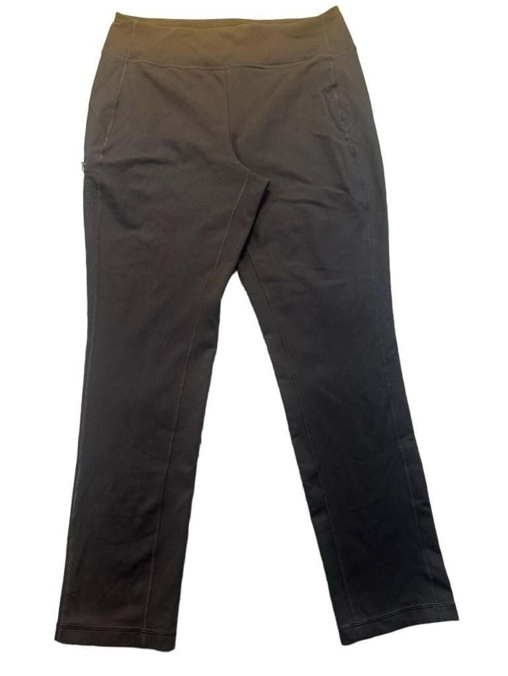 Duluth Trading Co Women's Black Supplex Nylon Lycra Spandex Pants Size M x 29